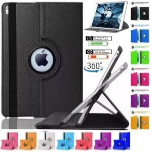iPad Pro 11 Case 360 Rotatable Stand Flip Cover for iPad Air 11 2025 1st, 2nd, 3rd, 4th Gen